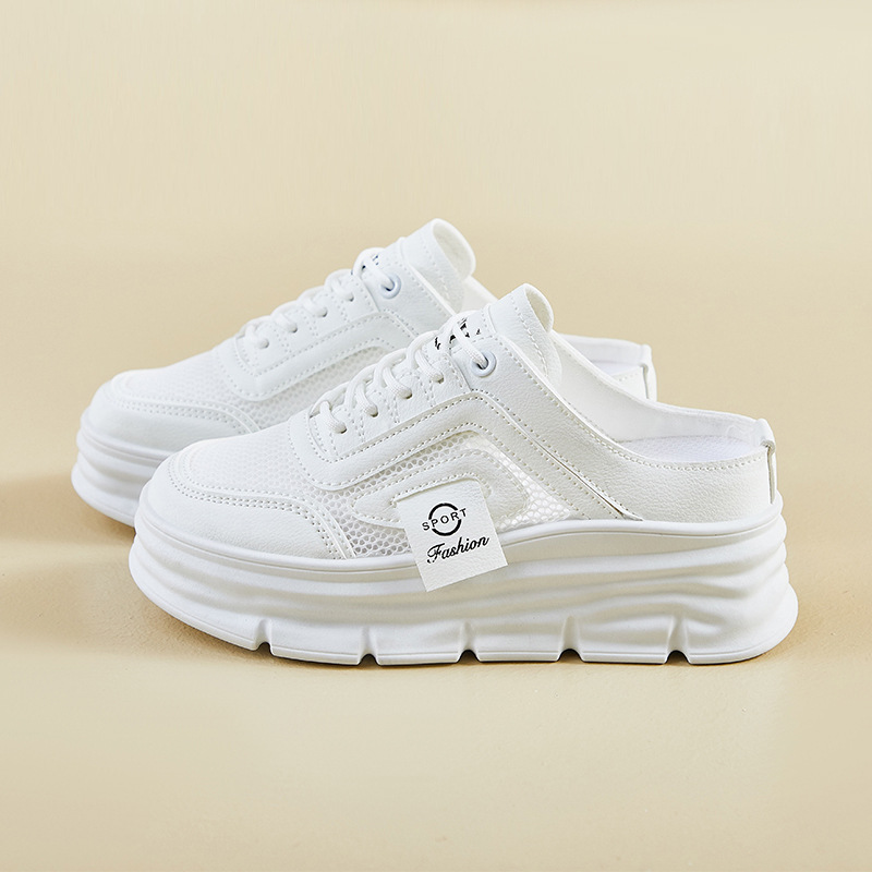 Giày lười nữ thoáng khí đế cao 7cm